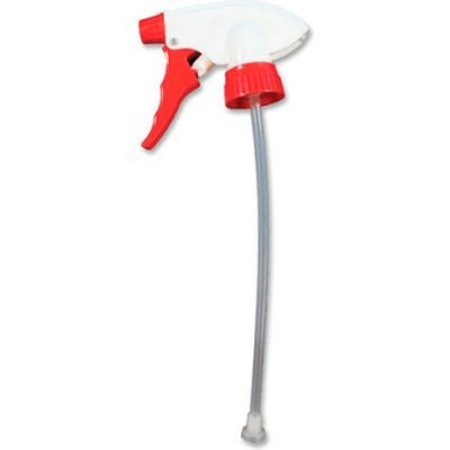 SP RICHARDS Trigger Sprayer, Red On White, 8.125" Tube, 24 Sprayers GJO85142